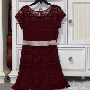 Maroon Dress